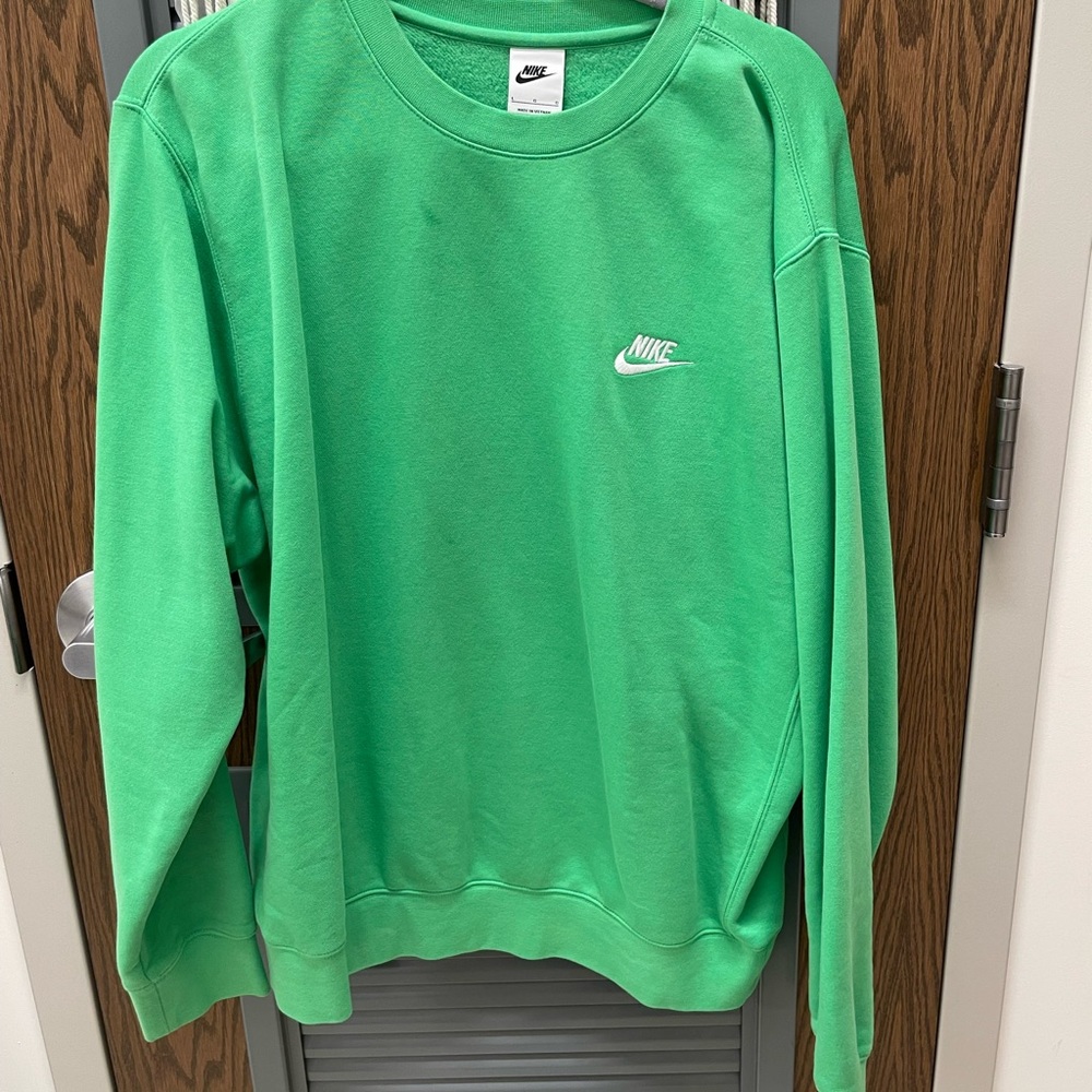 Green Nike pullover